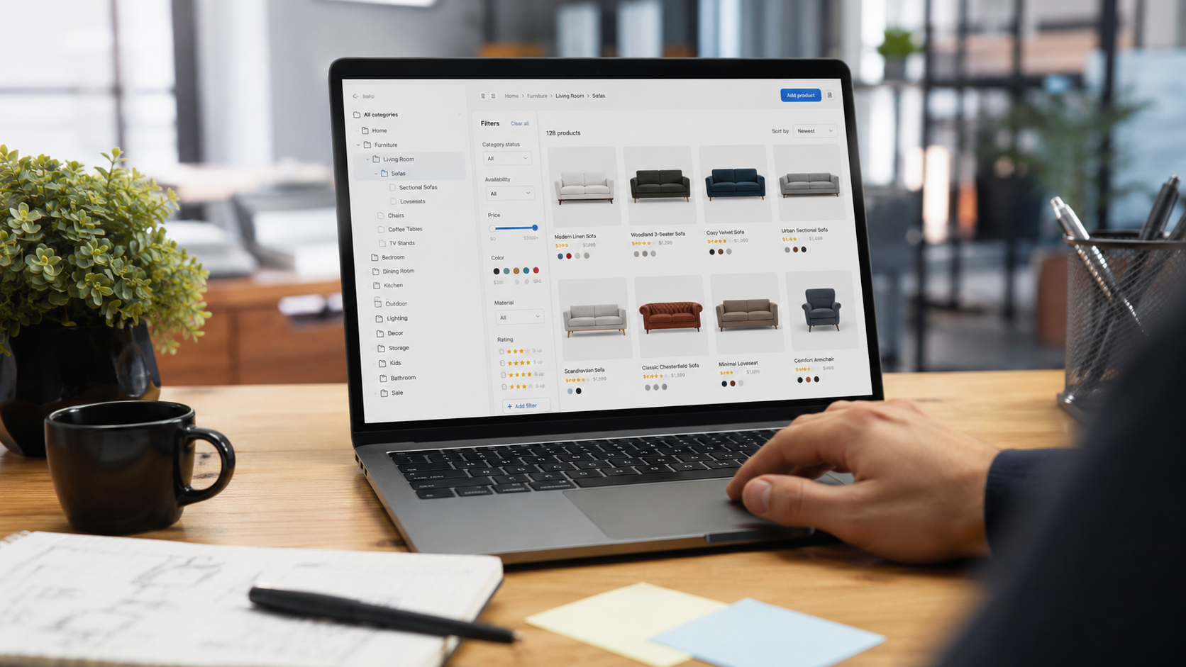 Kategorije web shop